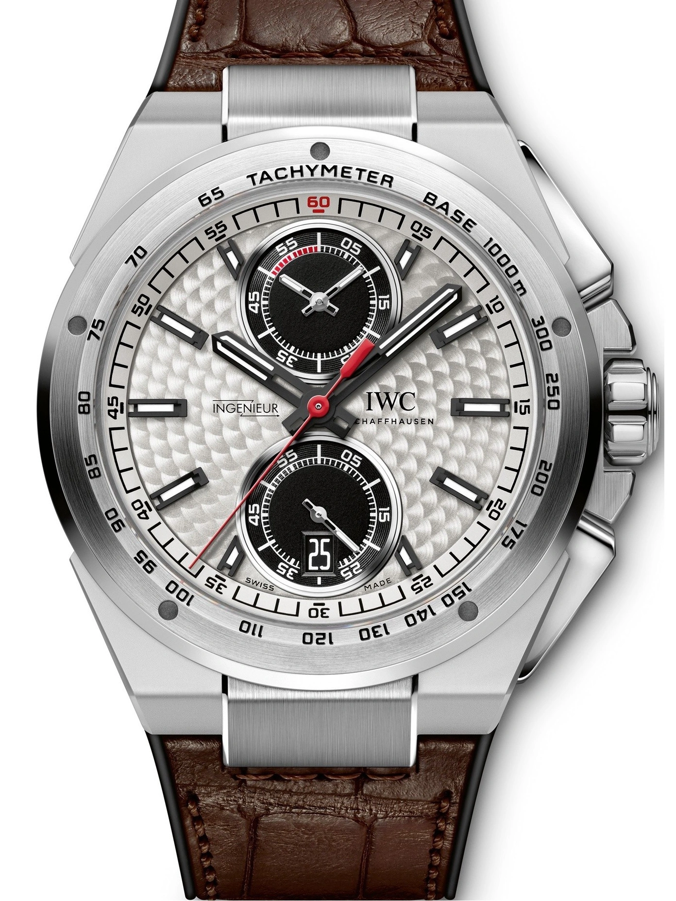 MIROTIME 1016 AAA Replica IWC Ingenieur Chronograph Silberfeil 45mm Mens Watch IW378505
